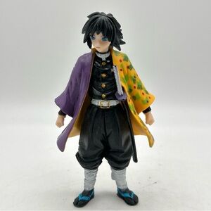 Demon Slayer Water Hashira Giyu Tomioka Action Figure Loose Anime Manga 5-3/4”